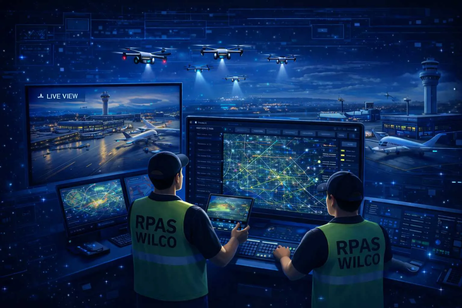 Système de détection de drones et de surveillance de l'espace aérien SafeAirspace