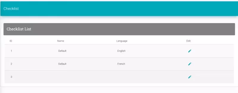 Diseñar una checklist personalizada screenshot